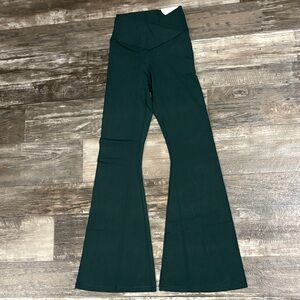 Aerie Dark Green Flared Leggings